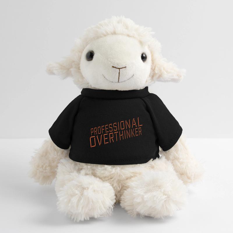 Professional Overthinker Funny Brooding Anxiety Logo MiniFeet® Sheep Annika