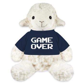 Explosion de couleurs abstraites sur streetwear game over - Mouton en peluche Annika MiniFeet® - bleu marine - Devant