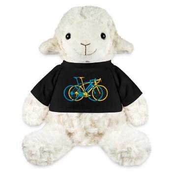 Lebendige Tri-Tone-Fahrradüberlagerung - MiniFeet® Schaf Annika - Schwarz - Vorne