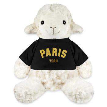 11e arrondissement de PARIS - Mouton en peluche Annika MiniFeet® - noir - Devant