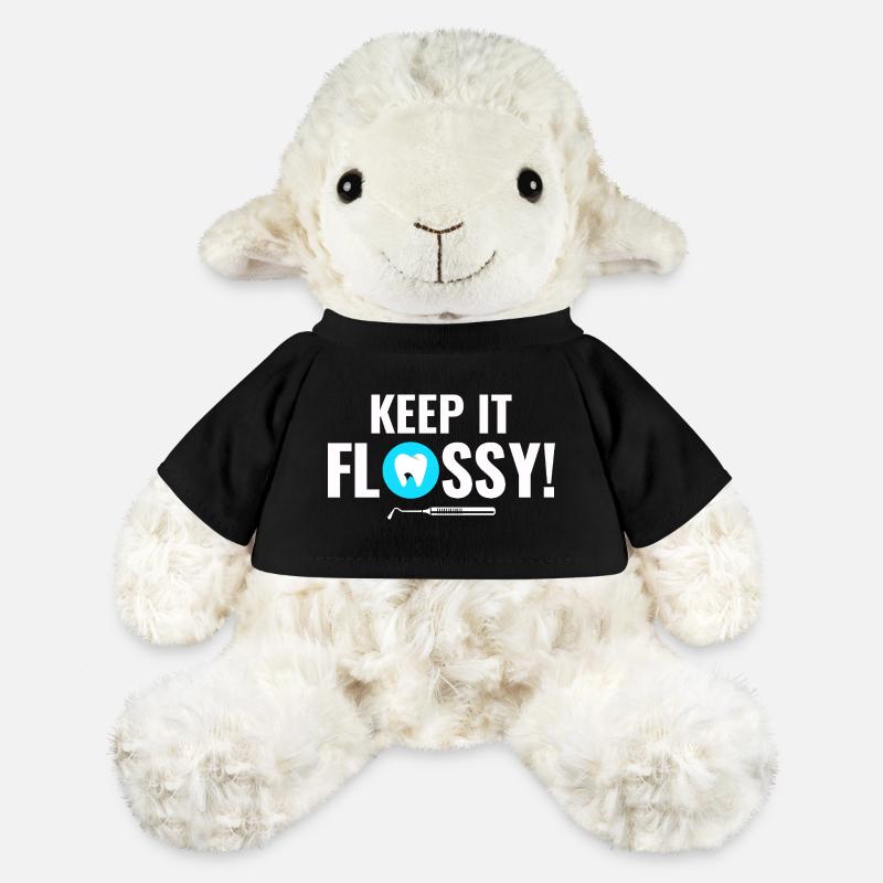Mouth Engine Care Dentist Team  - MiniFeet® Sheep Annika - black