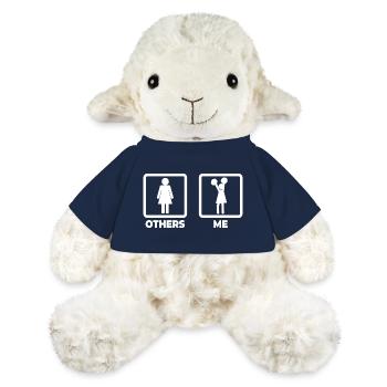Cheerleaderin Strichmännchen - MiniFeet® Schaf Annika - French Navy - Vorne