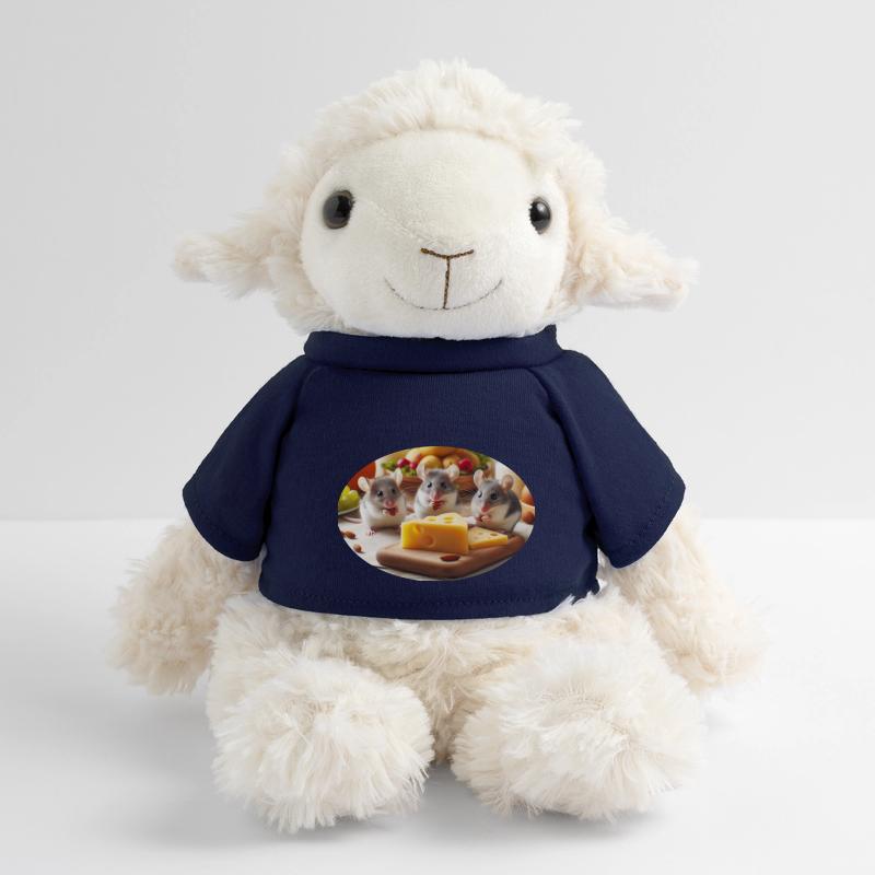 Cute Realistic Mice with Cheese MiniFeet® Sheep Annika