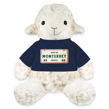 Monterrey Mexiko Vintage Schild Design - MiniFeet® Schaf Annika - French Navy - Vorne