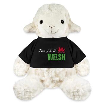 Stolzer Waliser, ich liebe Wales - MiniFeet® Schaf Annika - Schwarz - Vorne