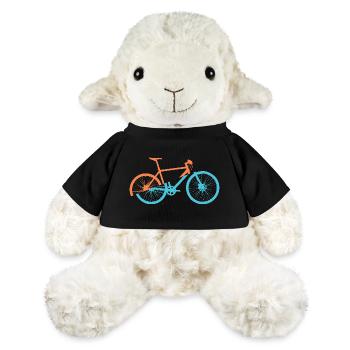 Dynamisches Fahrrad Design - MiniFeet® Schaf Annika - Schwarz - Vorne
