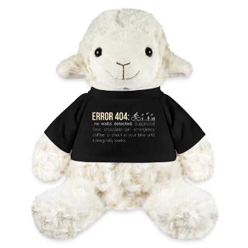 Sweat à capuche cyclable – 404 : Aucun watts détecté - Mouton en peluche Annika MiniFeet® - noir - Devant