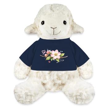 Apfelblüten Zweig mit Graffiti Akzenten   - MiniFeet® Schaf Annika - French Navy - Vorne