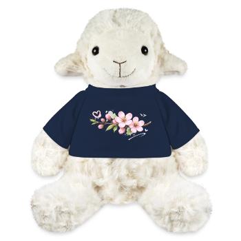 Pfirsichbluten_Graffiti - MiniFeet® Schaf Annika - French Navy - Vorne