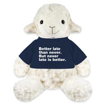 Better late than never, but never late is better - MiniFeet® Sheep Annika - french navy - Front
