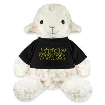 Stop Wars Peace on Earth - MiniFeet® Sheep Annika - black - Front
