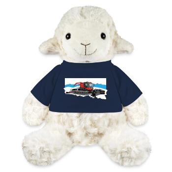 Dameuse au travail dans la neige - Mouton en peluche Annika MiniFeet® - bleu marine - Devant