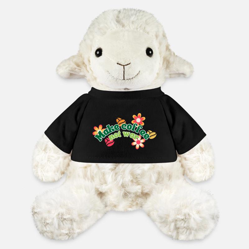 Make Coffee Not War - MiniFeet® Schaf Annika - Schwarz