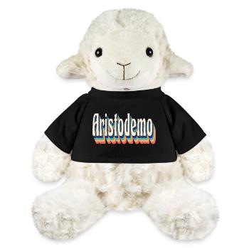 Aristodemo Retro Vintage T-Shirt - MiniFeet® Schaf Annika - Schwarz - Vorne