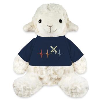 Windmühle Kardiogramm - MiniFeet® Schaf Annika - French Navy - Vorne
