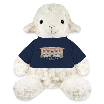 Los Angeles, Hand Drawing Cahuenga Library, - MiniFeet® Sheep Annika - french navy - Front