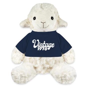Vintage 1976 Retro Lettering - MiniFeet® Sheep Annika - french navy - Front