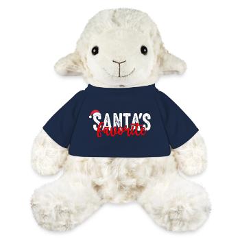 Le favori du Père Noël - Mouton en peluche Annika MiniFeet® - bleu marine - Devant