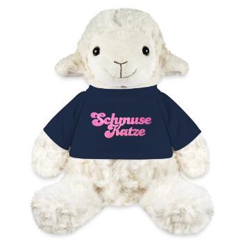 Schmusekatze Katze Handschrift Fell flauschig - MiniFeet® Schaf Annika - French Navy - Vorne