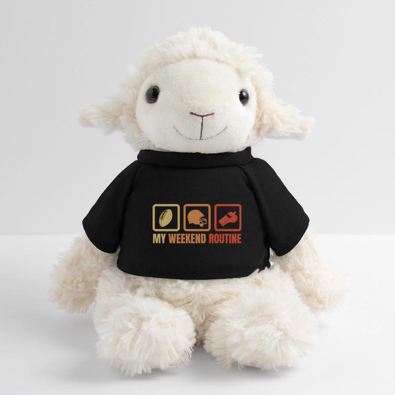 Routine du week-end du footballeur Mouton en peluche Annika MiniFeet®