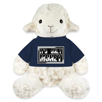 Ce n’est que de l’argent riche drôle acheter le bonheur en disant - Mouton en peluche Annika MiniFeet® - bleu marine - Devant