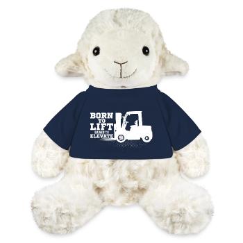 Born To Lift Raised To Elevate Forklift Driver Job - MiniFeet® Sheep Annika - french navy - Front