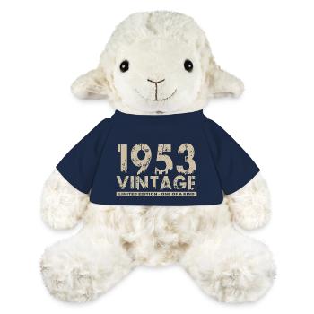 Jahrgang 1953 Bursdag - Unikat - MiniFeet® Schaf Annika - French Navy - Vorne