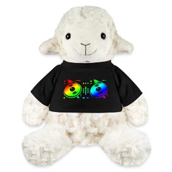Turntable Disc Jockey - MiniFeet® Sheep Annika - black - Front