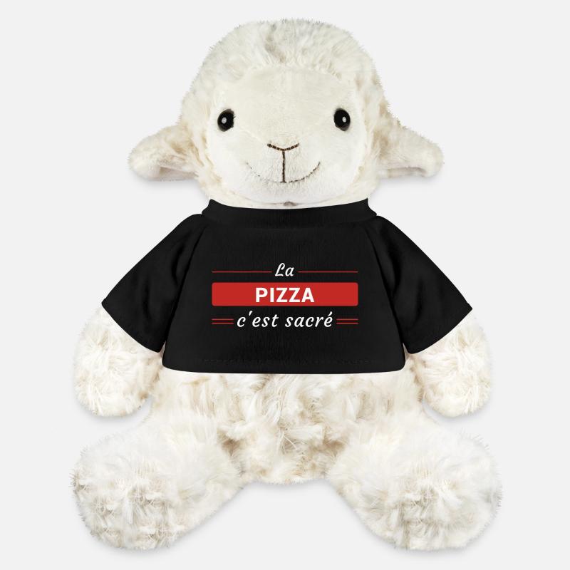 La Pizza, c'est Sacré - Mouton en peluche Annika MiniFeet® - noir