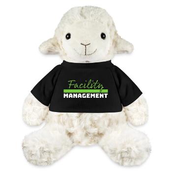 Tshirt Facility Management vert blanc - Mouton en peluche Annika MiniFeet® - noir - Devant