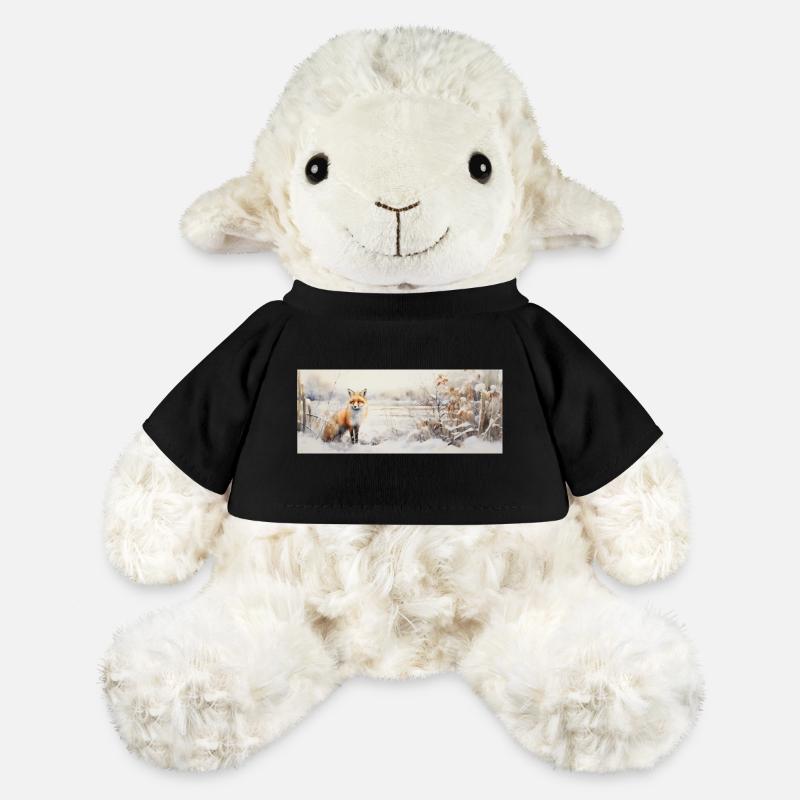 Fox Landscape Snow - MiniFeet® Sheep Annika - black