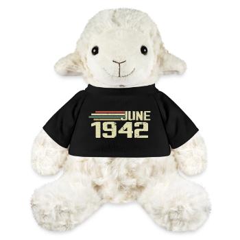 June 1942 Anniversary June 1942 June 1942 Birthday - MiniFeet® Sheep Annika - black - Front