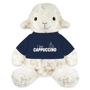 J’ADORE LE CAPPUCCINO - Mouton en peluche Annika MiniFeet® - bleu marine - Devant