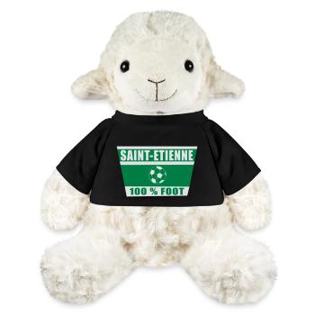 Saint-Étienne football - Mouton en peluche Annika MiniFeet® - noir - Devant