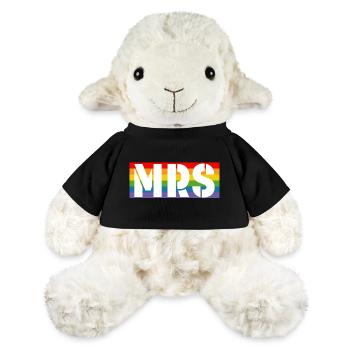 Rainbow shirt MRS - MiniFeet® Schaf Annika - Schwarz - Vorne