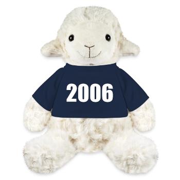 2006 Birthday Template Personalize Design - MiniFeet® Sheep Annika - french navy - Front