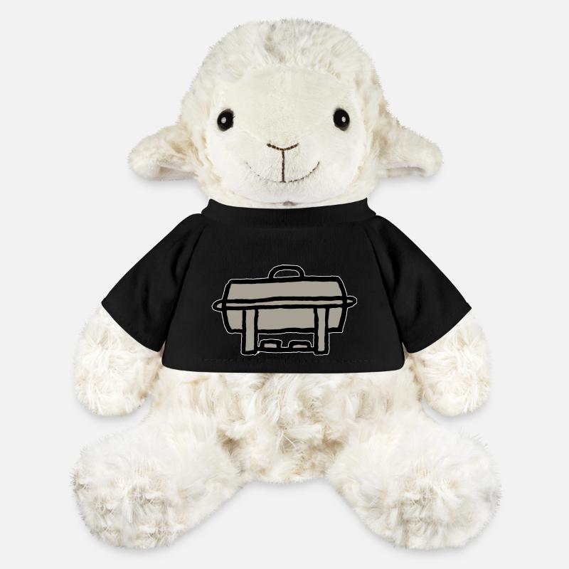 Réchaud Buffet Réchaud - Mouton en peluche Annika MiniFeet® - noir