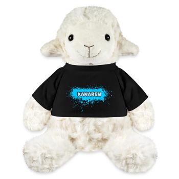 Les îles Canaries comme le soleil - Mouton en peluche Annika MiniFeet® - noir - Devant