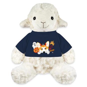 Spannender Corgi-Hund mit Halloween-Accessoires - MiniFeet® Schaf Annika - French Navy - Vorne