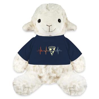Ich liebe Pizza Herzschlag - MiniFeet® Schaf Annika - French Navy - Vorne