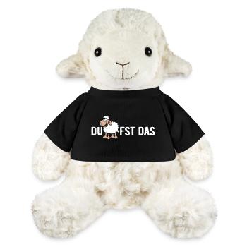Du SCHAFfst das - Wortspiel mit Schaf - MiniFeet® Schaf Annika - Schwarz - Vorne