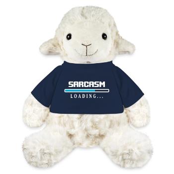 Sarcasm Loading Ladebalken Spruch - MiniFeet® Schaf Annika - French Navy - Vorne