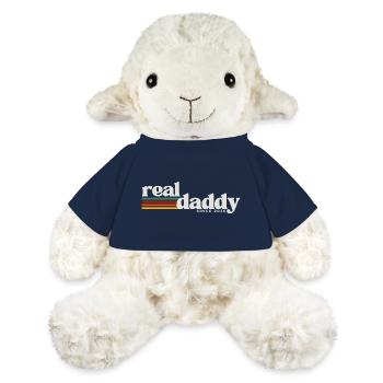 Vrai papa, paternité style rétro - Mouton en peluche Annika MiniFeet® - bleu marine - Devant