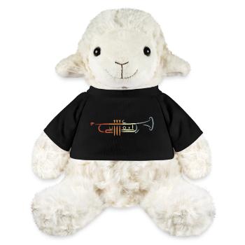 Vintage Trumpet Drawing - MiniFeet® Sheep Annika - black - Front