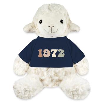 1972 - Mouton en peluche Annika MiniFeet® - bleu marine - Devant