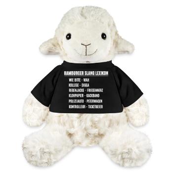 Encyclopédie de Hambourg - Mouton en peluche Annika MiniFeet® - noir - Devant