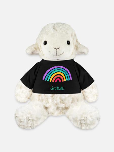 Gratitude Rainbow - MiniFeet® Sheep Annika - black