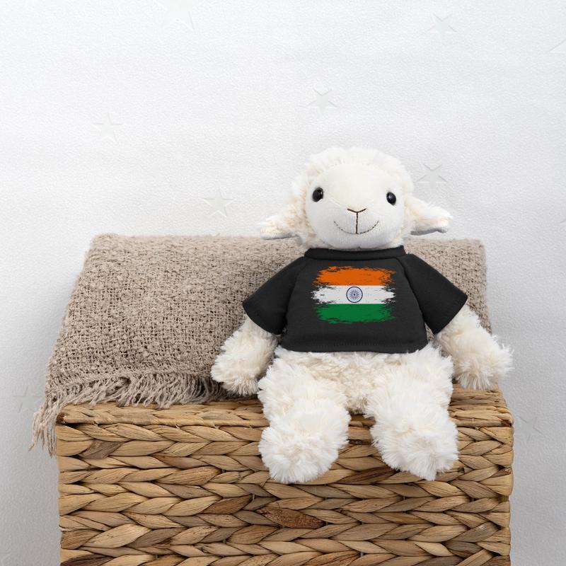 Drapeau de l’Inde aspect utilisé Mouton en peluche Annika MiniFeet®