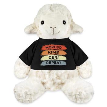 Techniques de karaté - Mouton en peluche Annika MiniFeet® - noir - Devant