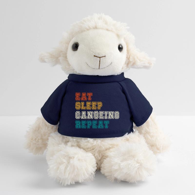 Eat Sleep Canoeing Repeat Farbblock MiniFeet® Schaf Annika